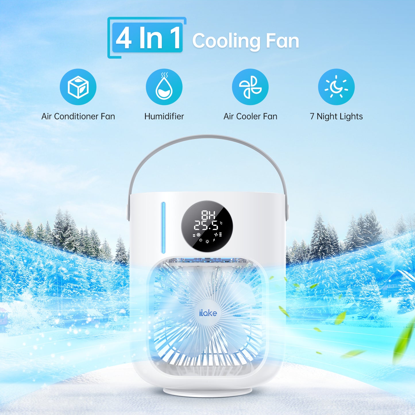 Portable Evaporative Air Cooler Fan